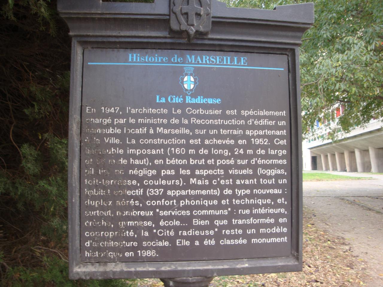 La Cité Radieuse de Le Corbusier